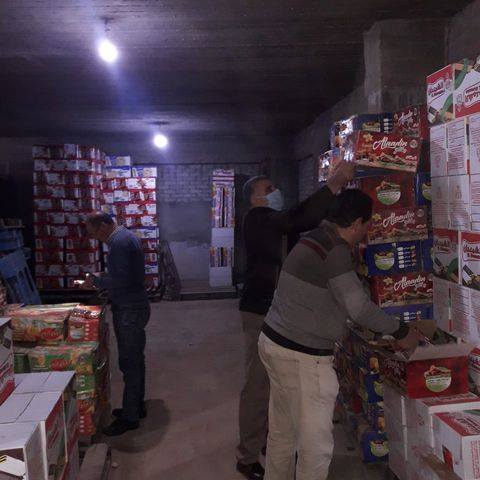 ضبط مخزن مواد غذائية غير مرخص بالمنيا