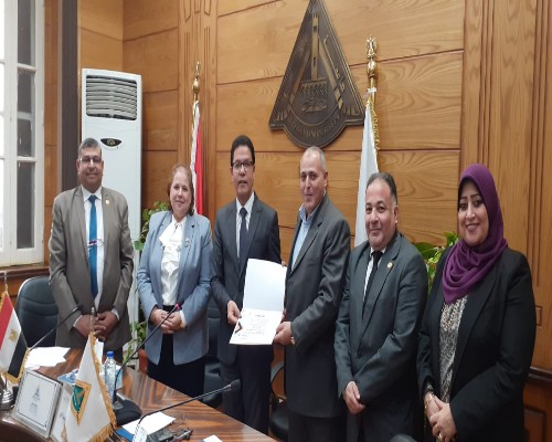 جامعة بنها   الدكتور ناصر الجيزاوي   