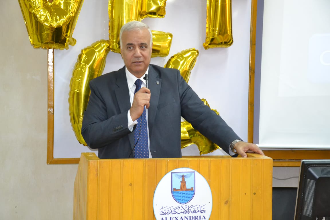 الدكتور عصام الكردى رئيس جامعة الاسكندرية 