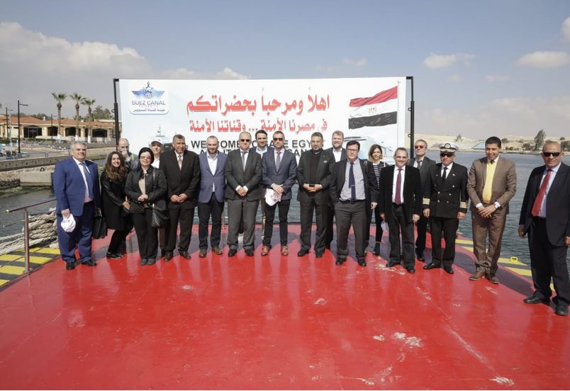 بالصور ..مميش يستضيف إتحاد الصناعات المصرية و  إتحاد الصناعات لشمال اليونان