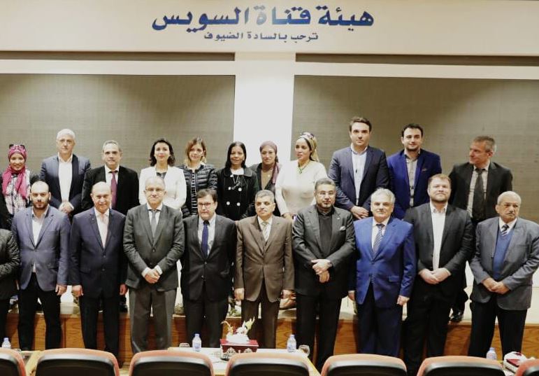 بالصور ..مميش يستضيف إتحاد الصناعات المصرية و  إتحاد الصناعات لشمال اليونان