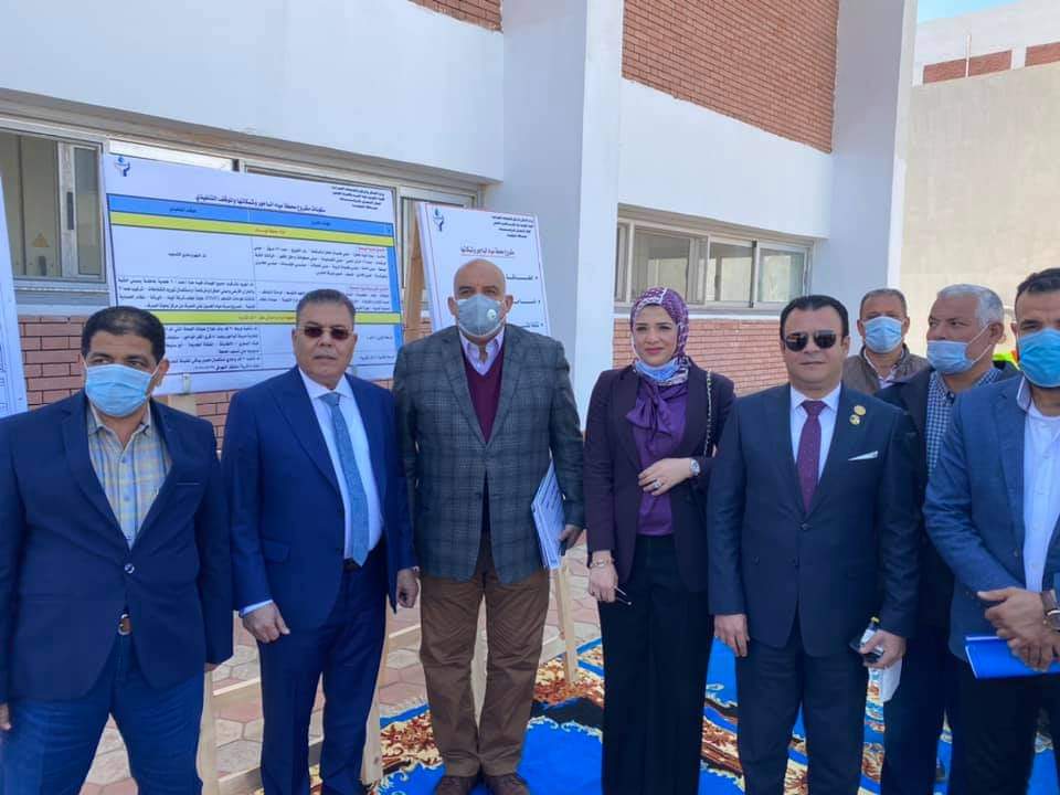 بالصور.. النائب محمود منصور يرافق رئيس الوزراء أثناء تفقده محطة مياه الباجور