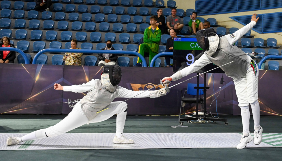 ناشئات سلاح الشيش يحققن ذهبية الفرق ببطولة أفريقيا 