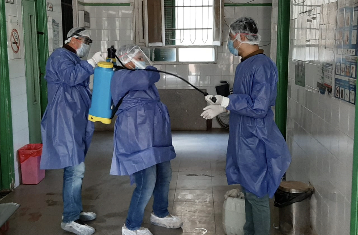 تحويل مستشفى كفرالزيات للعزل والحجر الصحى وتعقيم مركز طب الأسرة بشبرا النملة