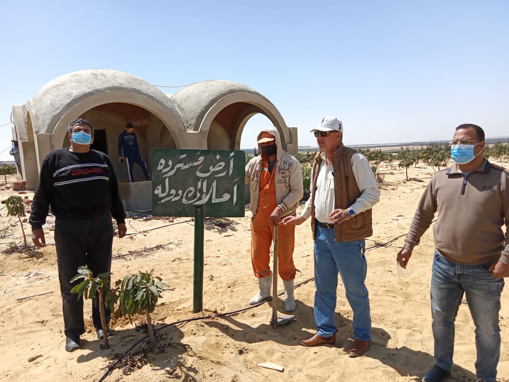 استرداد 90 فدانا من غير الجادين بوادى النطرون 