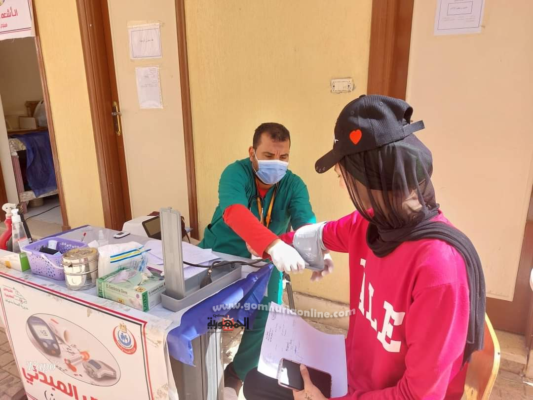 علاج  ١١٧٥ مواطنا بالمجان في قافلة طبية بدمياط 