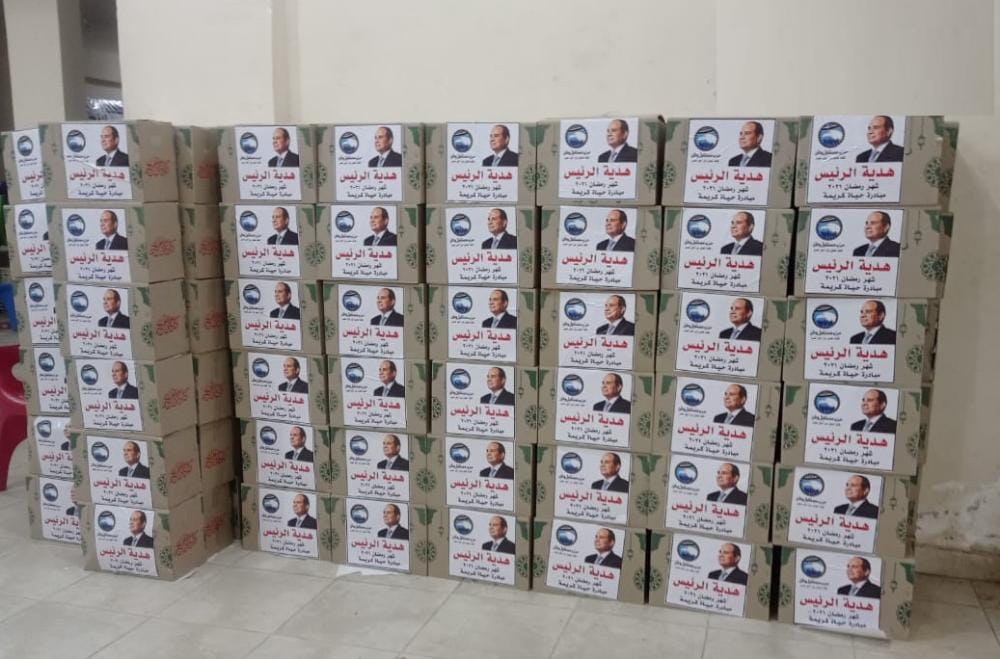 مستقبل وطن يوزع 13ألف كرتونة غذائية على الاكثر احتياجا بكفرالشيخ 