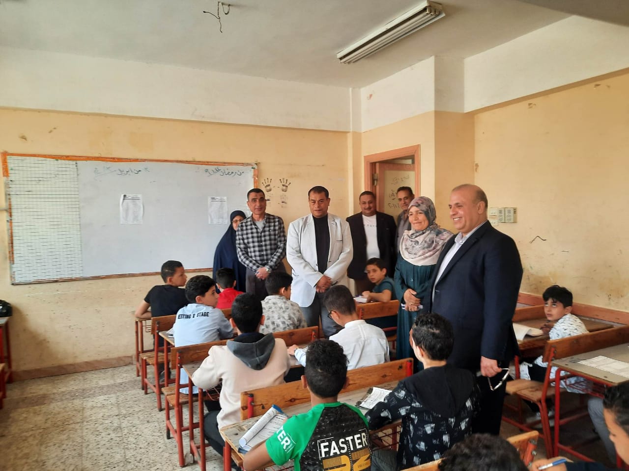 إنطلاق إمتحانات التيرم  الثاني بمدارس دمياط