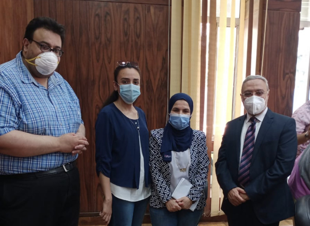 صحة الغربية . توفير لقاح كورونا لأعضاء هيئة التدريس بجامعة طنطا 