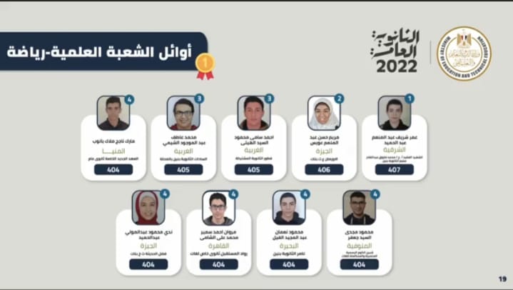 اوائل شعبة الرياضيات