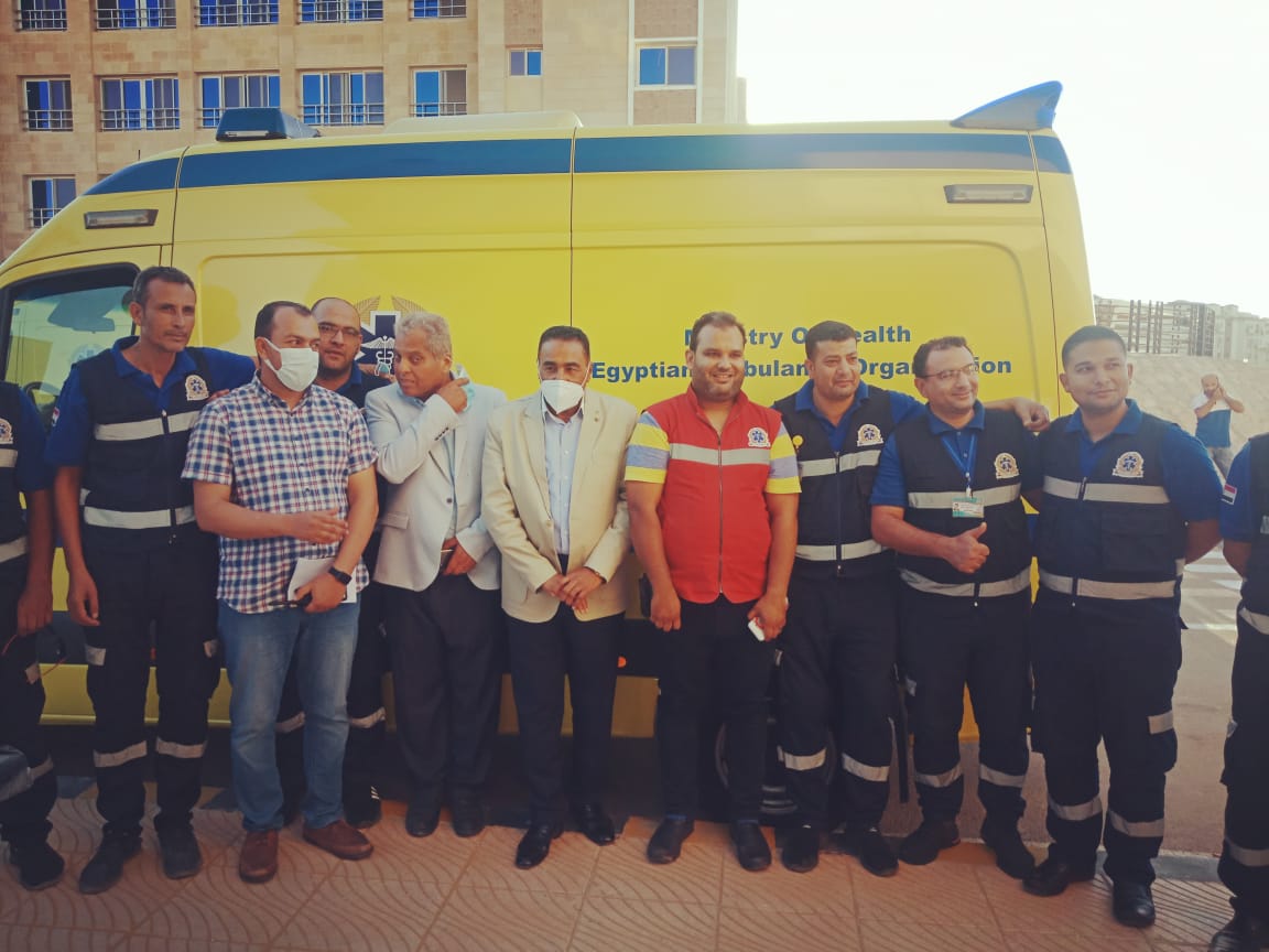 جولة تفقدية لمحافظ مطروح بمستشفى العلمين 