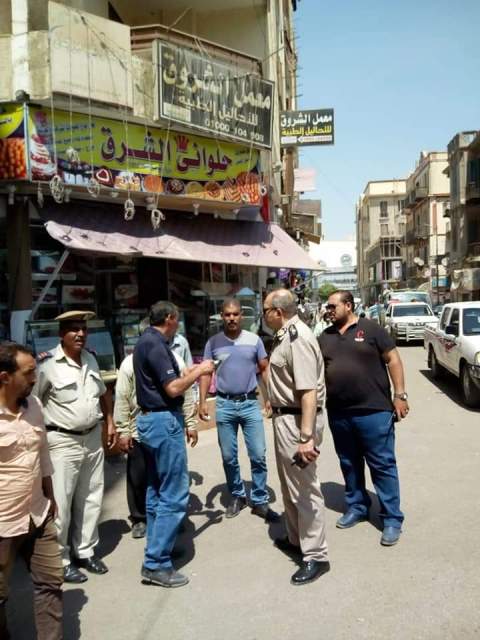 حملة إشغالات مكبرة بغرب أسيوط ...صور 