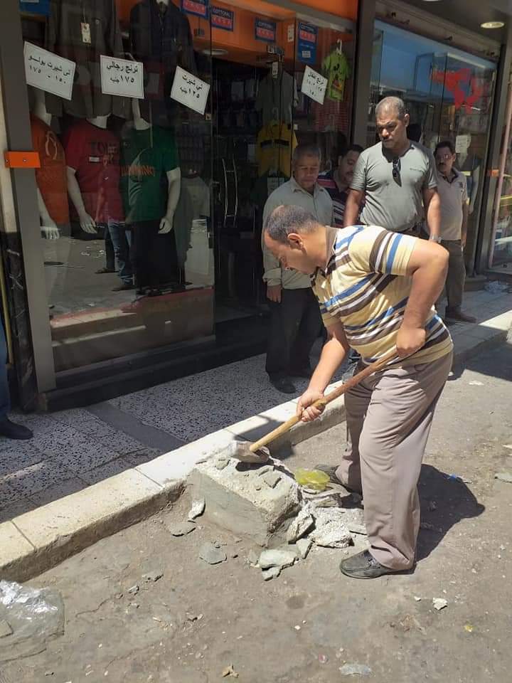 حملة إشغالات مكبرة بغرب أسيوط ...صور 