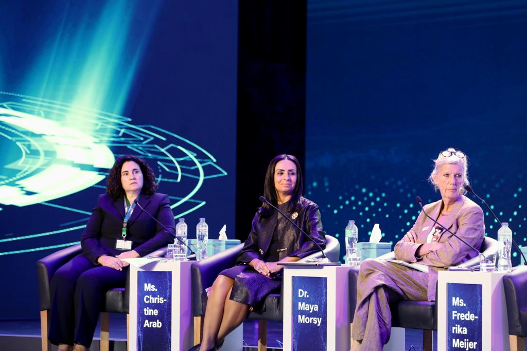 مايا مرسي:مصر تتبنى نهجا شموليا وتضع نظاما بيئيا لضمان صحة السكان