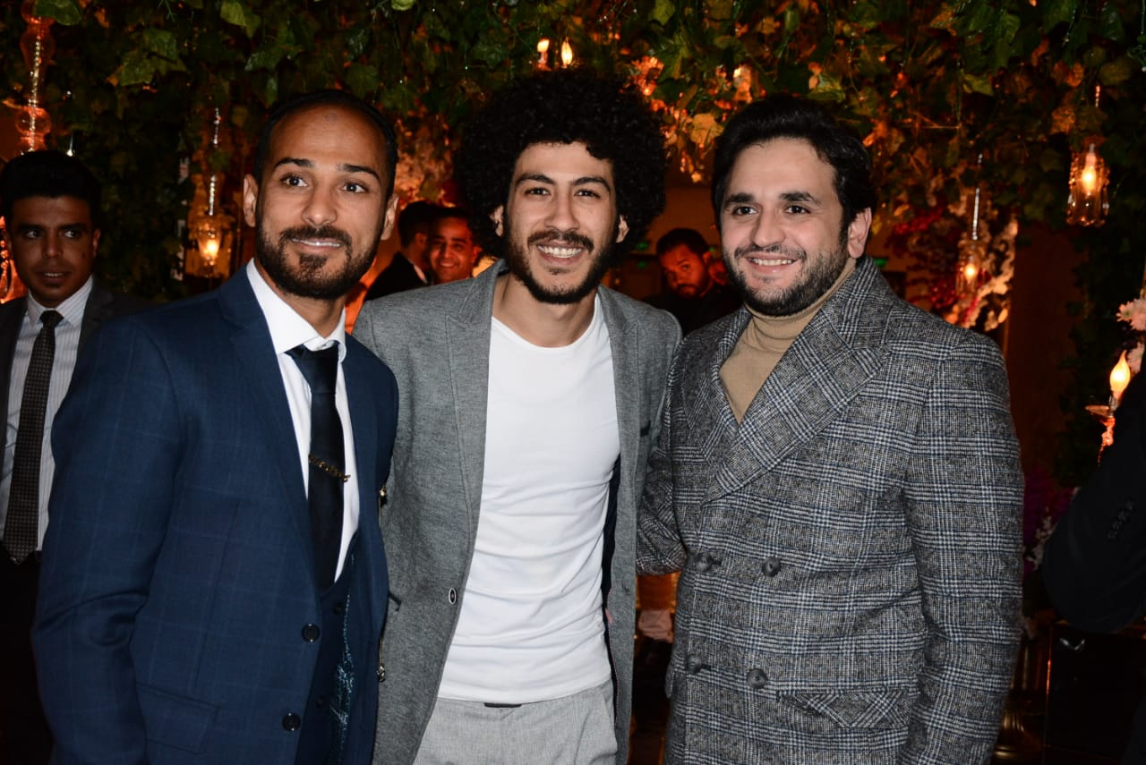 محمد نور ومصطفي حجاج ورامي جمال يشعلون حفل زفاف أحمد الشيخ.. صور