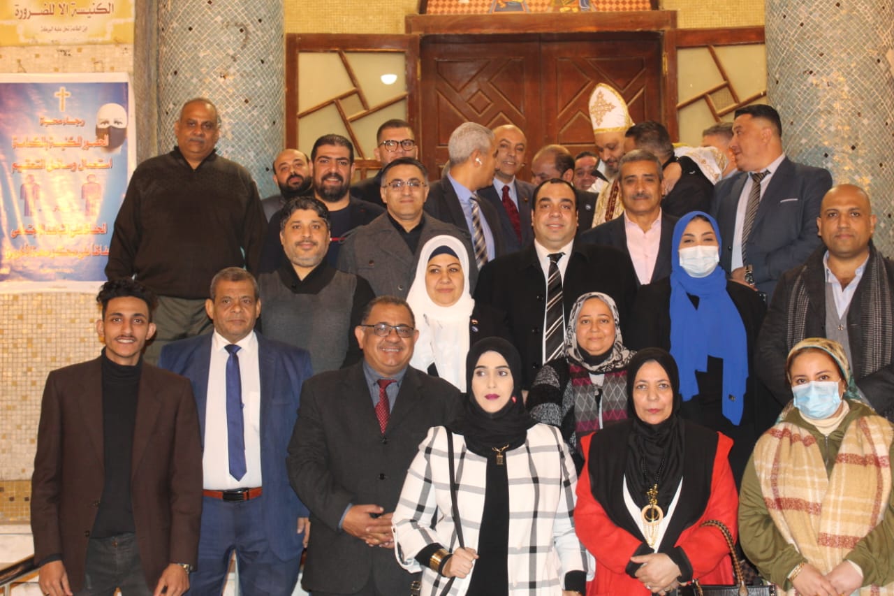 مستقبل وطن بروض الفرج يشارك الإخوة الأقباط فرحتهم بعيد الميلاد المجيد