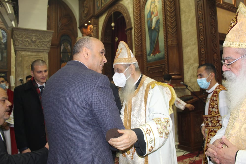 مستقبل وطن بروض الفرج يشارك الإخوة الأقباط فرحتهم بعيد الميلاد المجيد