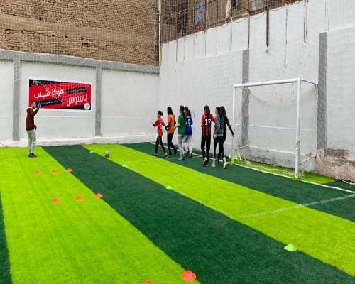 تدريبات مركز رياضة الفتيات بمركز شباب باسوس بالقليوبية 