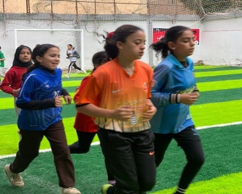 تدريبات مركز رياضة الفتيات بمركز شباب باسوس بالقليوبية 