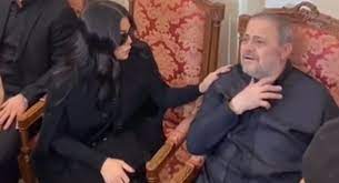 هيفاء وهبى تواسي جورج وسوف فى وفاة نجله