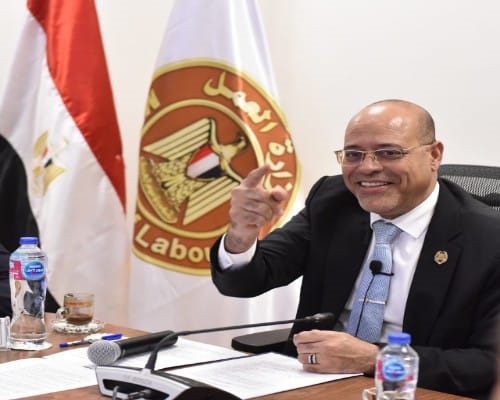 وزير العمل  محمد جبران
