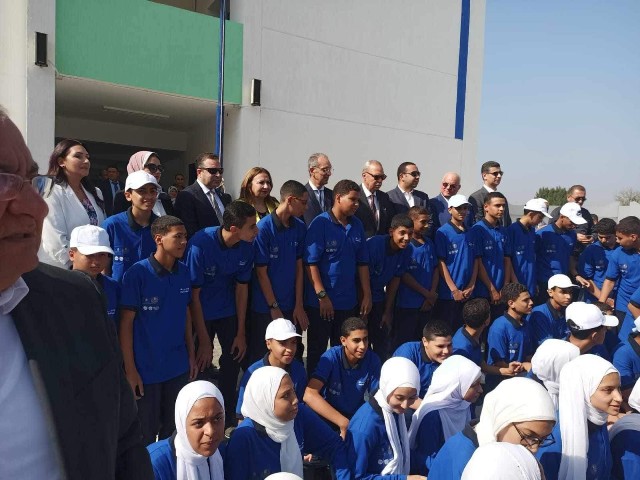 وزير الاتصالات يفتتح مدرسة WE التكنولوجية التطبيقية في طوخ