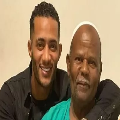 محمد رمضان ووالده 