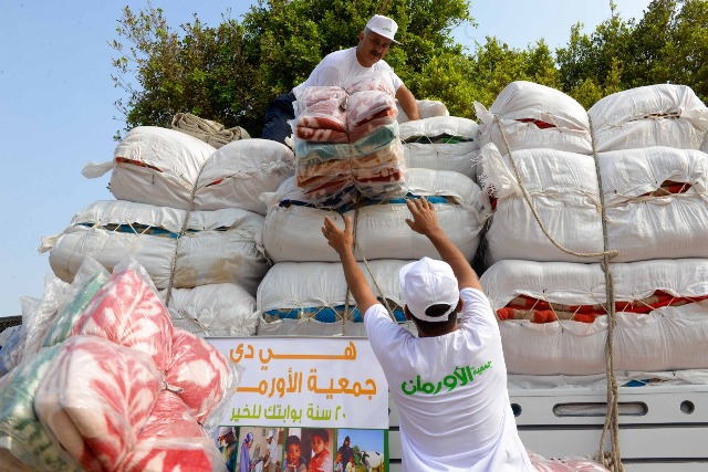 الأورمان تطلق حملتها السنوية لتوزيع بطاطين وألحفة الشتاء في مراكز وقرى محافظة كفرالشيخ