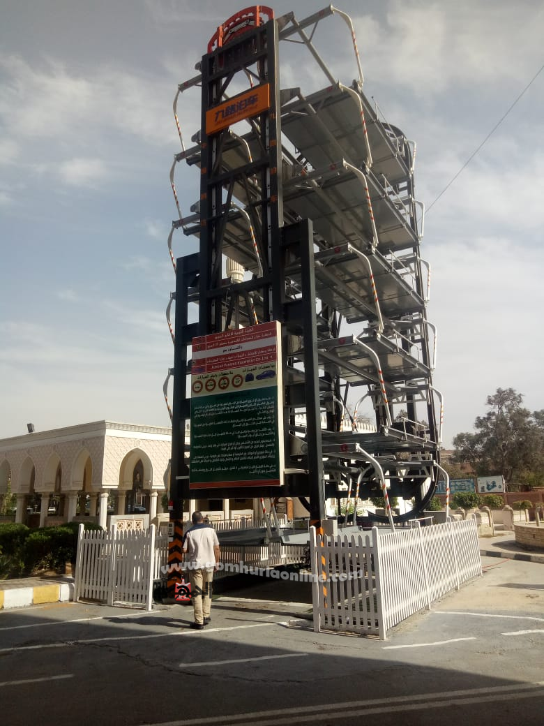 الجراجات الذكية الدوارة