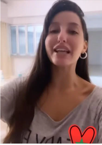 وصلة رقص لـ نجمة بوليوود بعد فوز منتخب المغرب .. صور