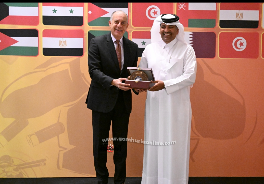 حفل تكريم وفود الدول المشاركه بالبطولة العربية العسكرية للخرطوش