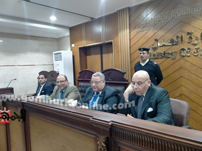 هيئة المحكمة برئاسة المستشار  المستشار محي الدين إسماعيل محي الدين