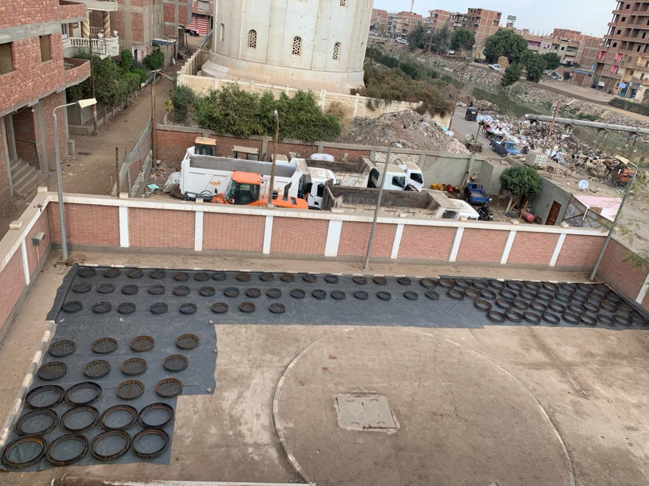 رئيس مياه القليوبية: تصنيع أغطية البلاعات من الخرسانة المسلحة لمنع سرقتها 