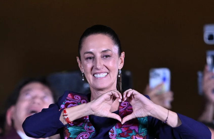 رئيسة المكسيك كلاوديا شينباوم