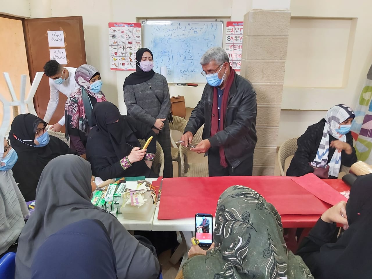 جامعة حلوان : إفتتاح وحدة ريادة الأعمال والمشروعات الصغيرة بكفر العلو 