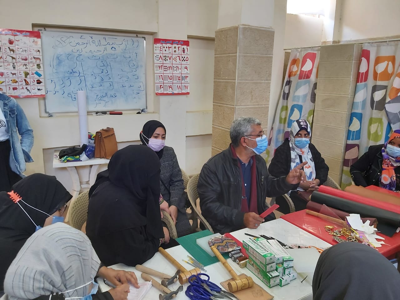 جامعة حلوان : إفتتاح وحدة ريادة الأعمال والمشروعات الصغيرة بكفر العلو 