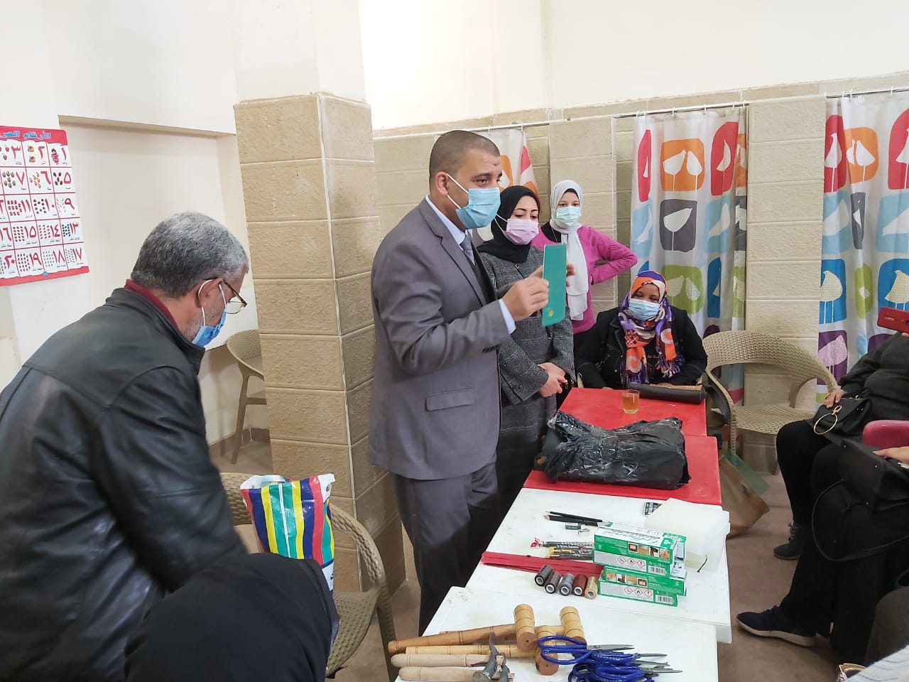 جامعة حلوان : إفتتاح وحدة ريادة الأعمال والمشروعات الصغيرة بكفر العلو 