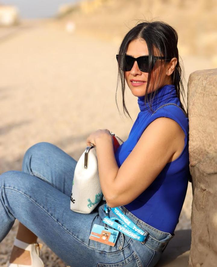 بسمة تخطف القلوب بإطلالة جذابة من الأقصر ..صور