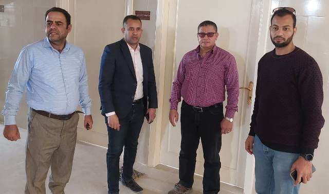 رئيس  جهاز مدينة ١٥مايو يتابع أعمال أهم المشروعات الصحية.. بالصور