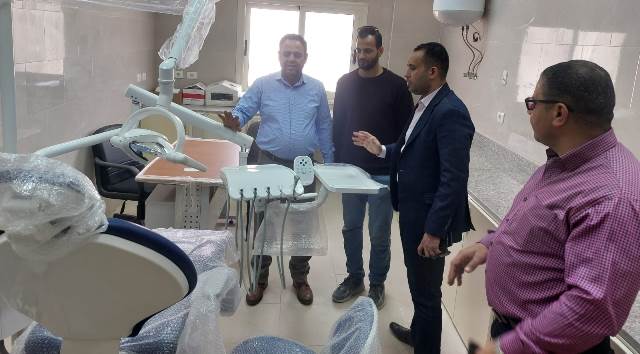 رئيس  جهاز مدينة ١٥مايو يتابع أعمال أهم المشروعات الصحية.. بالصور