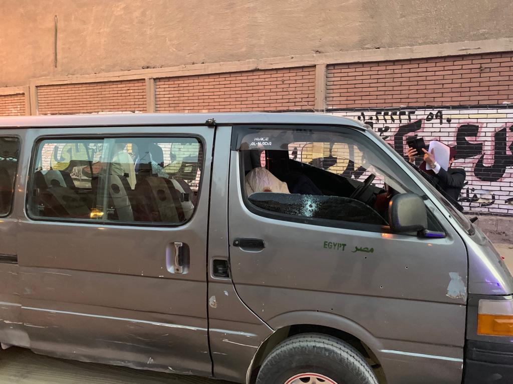 فريق بحثى وتفريغ الكاميرات لضبط المتهمين فى إطلاق النار على سيارة مباحث النزهة