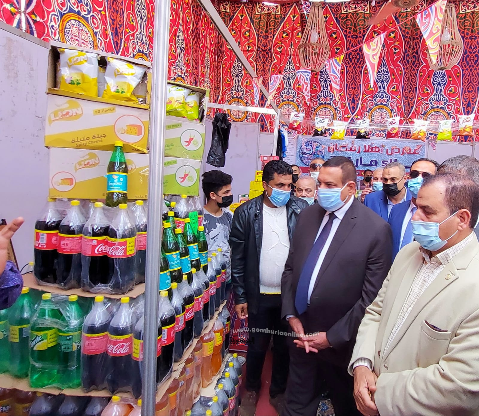 محافظ البحيرة يفتتح معرض الغرفة التجارية لمستلزمات رمضان بكفر الدوار..صور