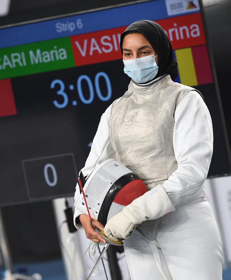 ملك حمزة وأحمد هنداوي يودعان دور الـ16 لمنافسات سلاح الشيش ناشئين وناشئات ببطولة العالم 