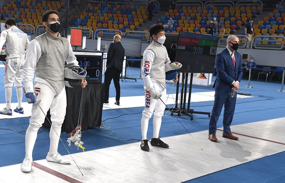 ملك حمزة وأحمد هنداوي يودعان دور الـ16 لمنافسات سلاح الشيش ناشئين وناشئات ببطولة العالم 