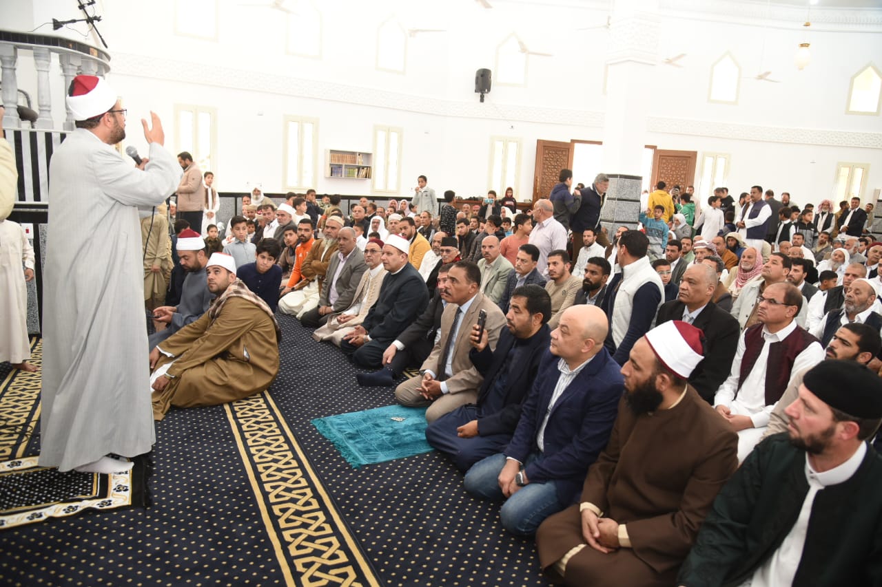 محافظ مطروح يفتتح مسجد بلال بن رباح بعد احلاله وتجديده