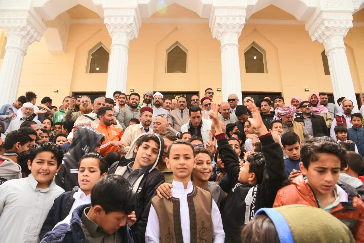 محافظ مطروح يفتتح مسجد بلال بن رباح بعد احلاله وتجديده