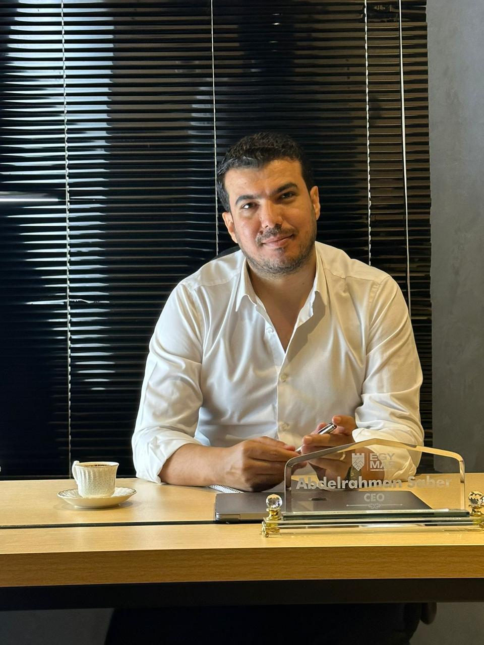الدكتور  عبد الرحمن صابر  المؤسس والرئيس التنفيذي لشركة ايجى ماب