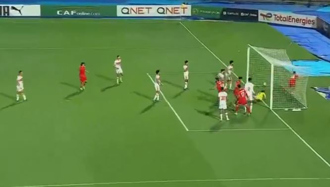 أحمد حمدي يسجل هدف التعادل للزمالك أمام فيوتشر