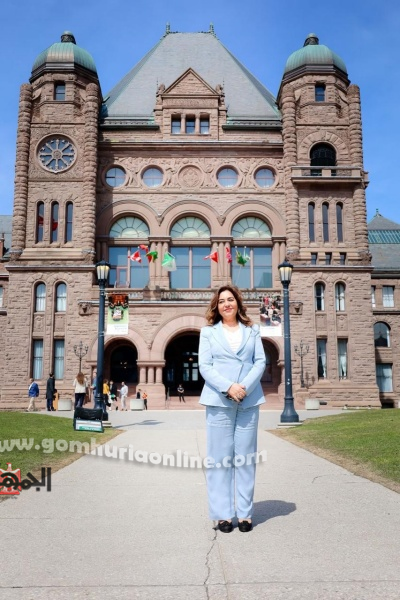 وزيرة التنمية المحلية خلال زيارتها كندا