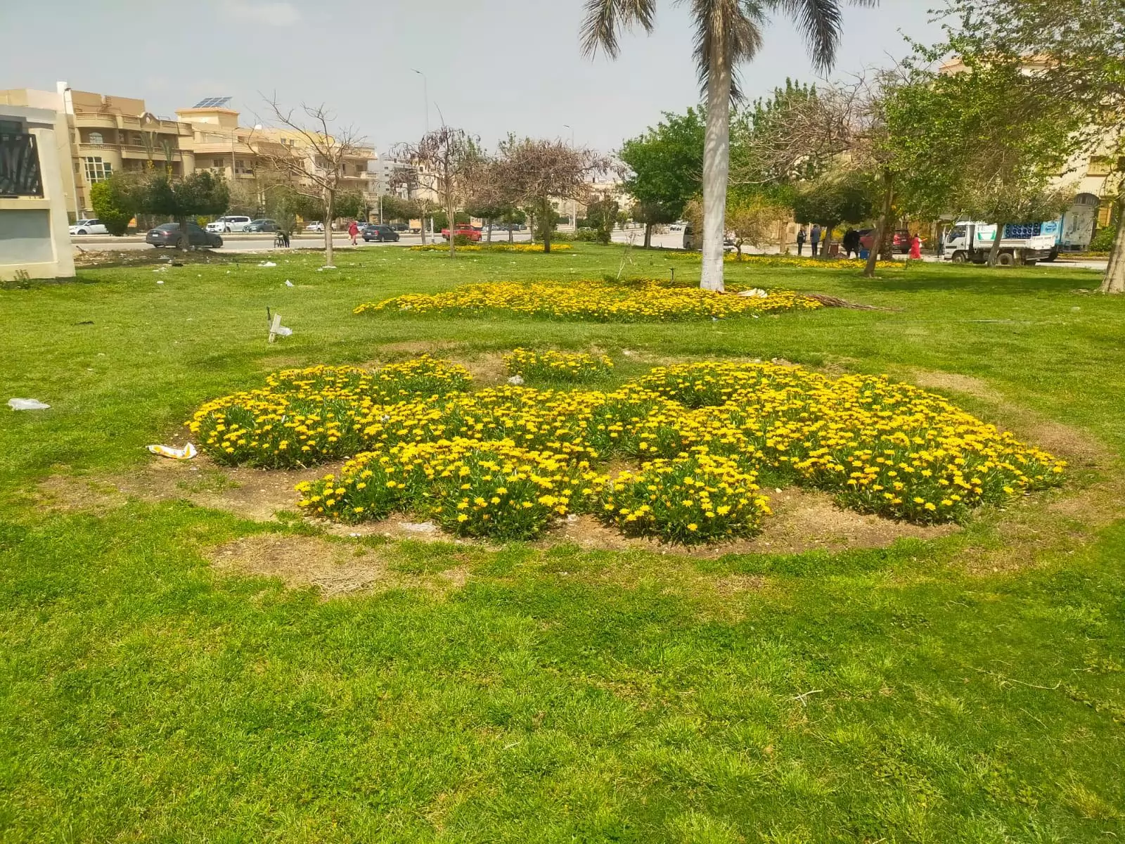 استعد لشم النسيم.. تطورات مذهلة في مسطحات القاهرة الجديدة الخضراء 